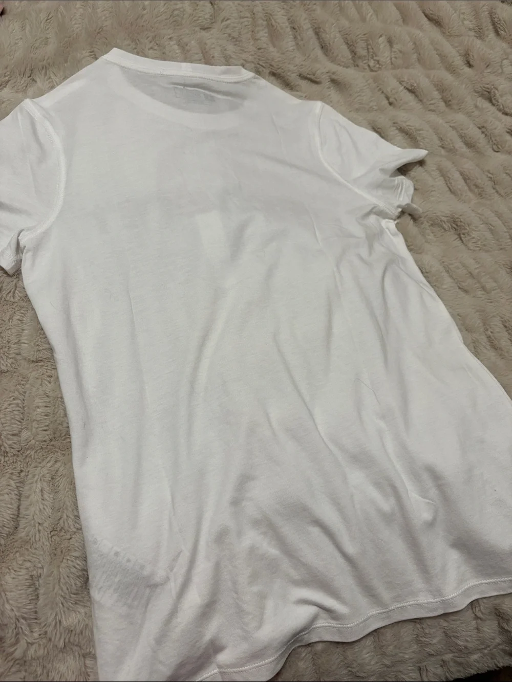 Carhartt White Short-Sleeve T-Shirt with Rainbow Logo